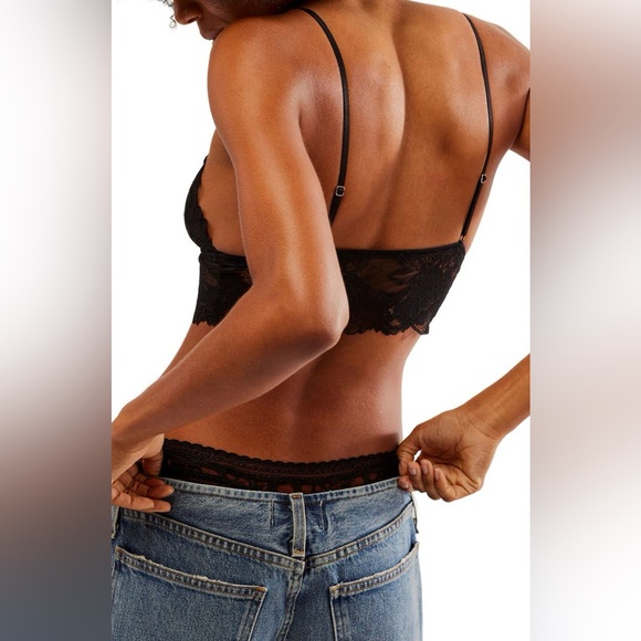 Free People Intimates Everyday Lace Longline Bralette 2-Pack Size Small NWT - Picture 2 of 6